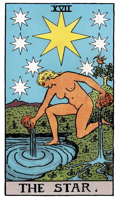 The Star, Rider-Waite-Smith tarot card